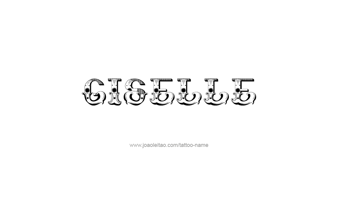 Tattoo Design Name Giselle   