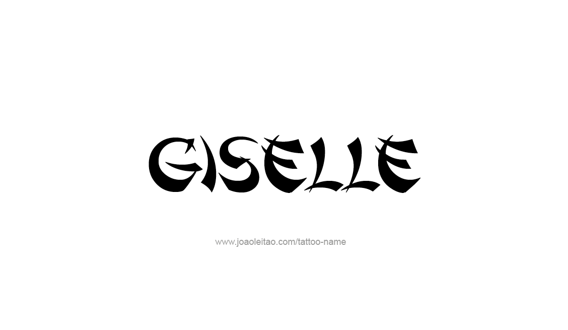 Tattoo Design Name Giselle   