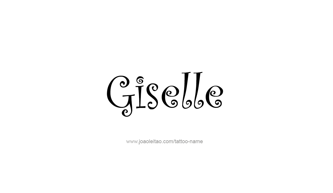 Tattoo Design Name Giselle   