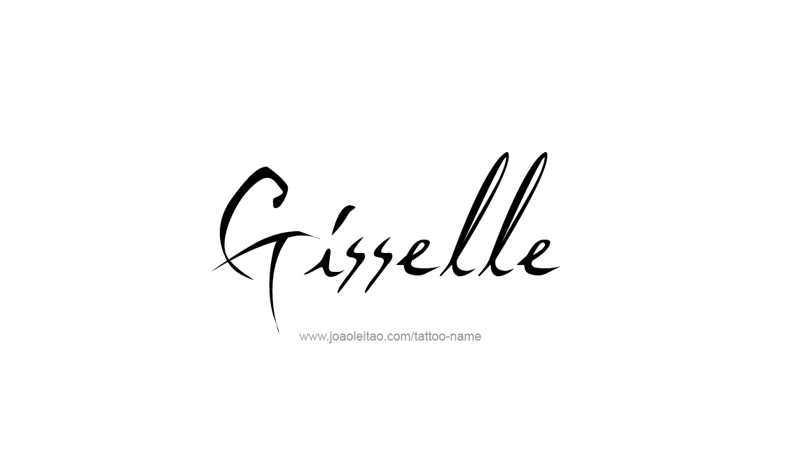 Tattoo Design Name Gisselle   