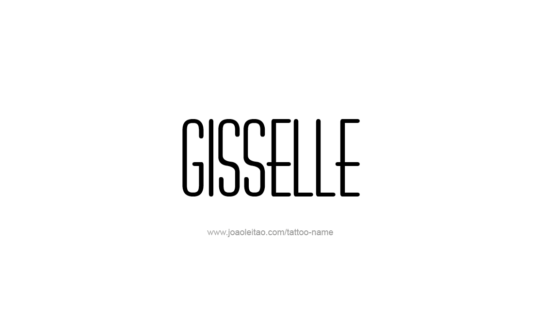 Tattoo Design Name Gisselle   