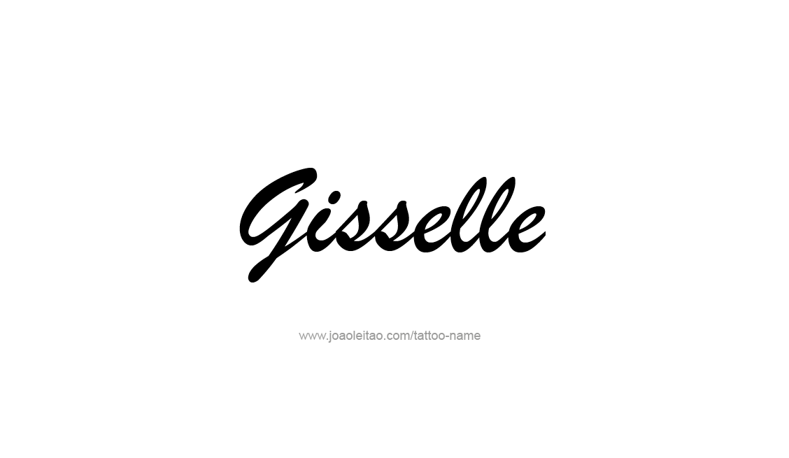 Tattoo Design Name Gisselle   