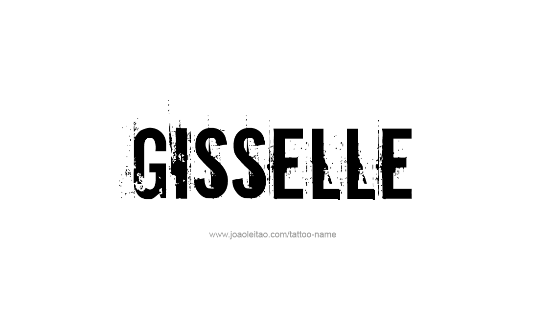 Tattoo Design Name Gisselle   