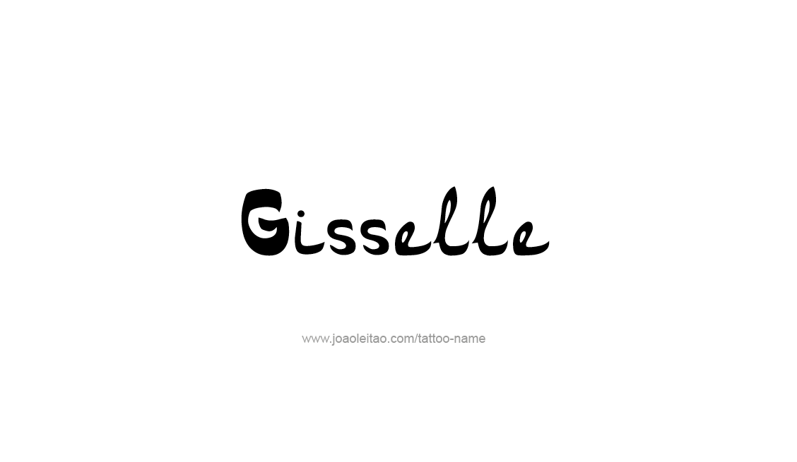 Tattoo Design Name Gisselle   