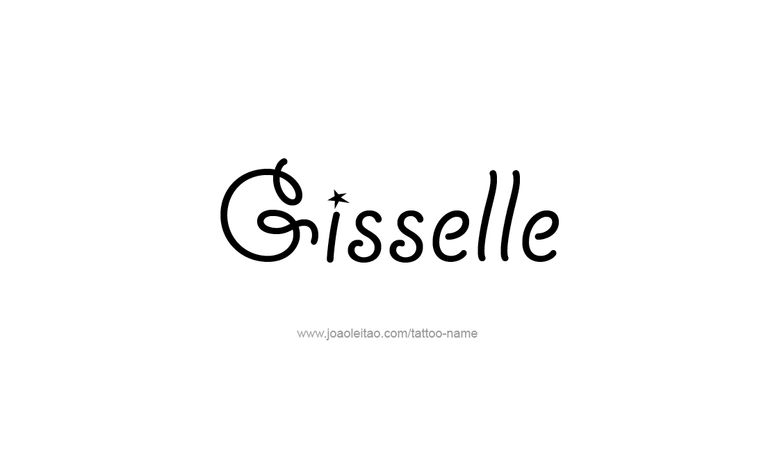 Tattoo Design Name Gisselle   