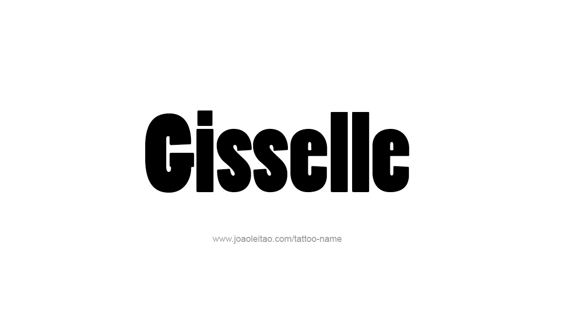 Tattoo Design Name Gisselle   