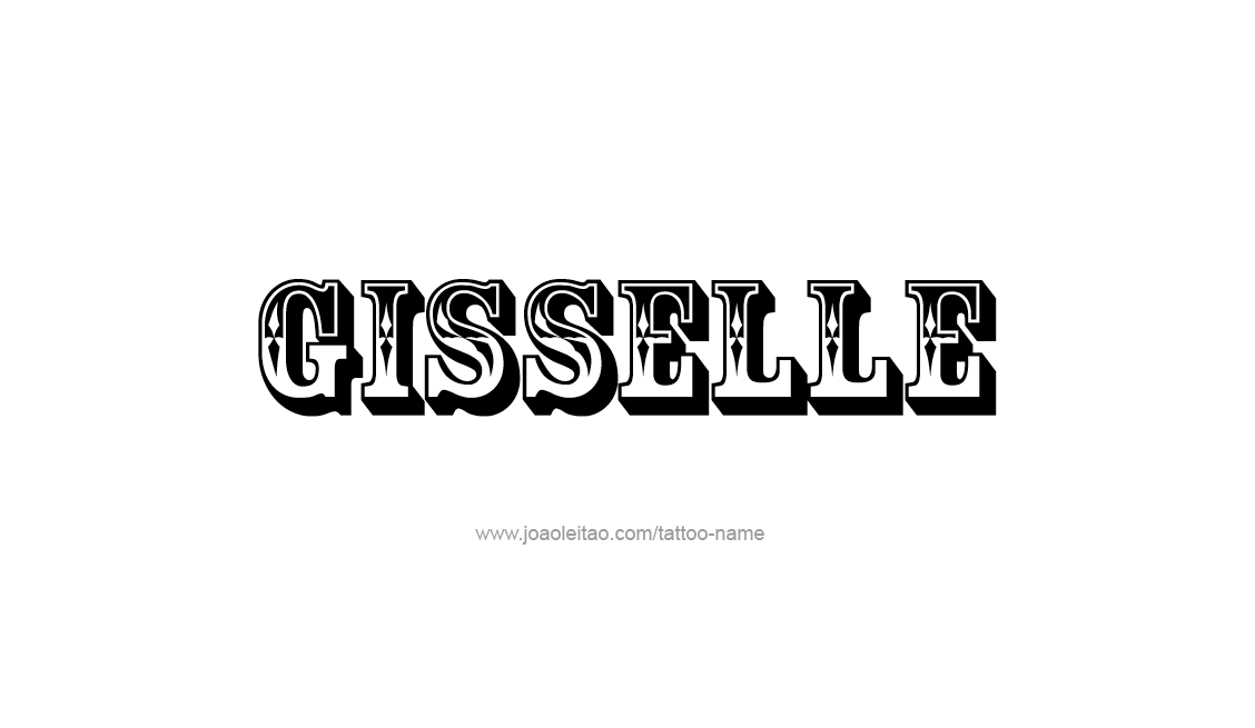 Tattoo Design Name Gisselle   
