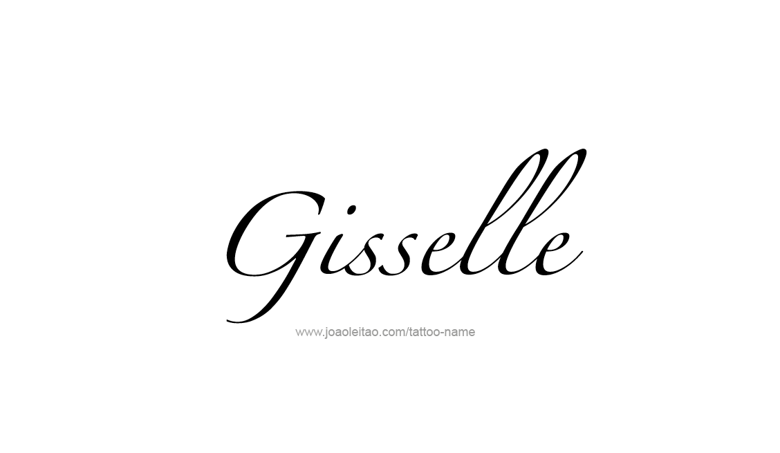 Tattoo Design Name Gisselle   
