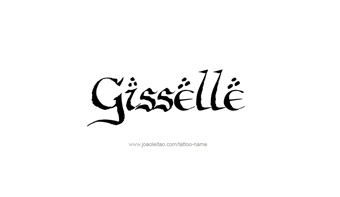 Tattoo Design Name Gisselle   