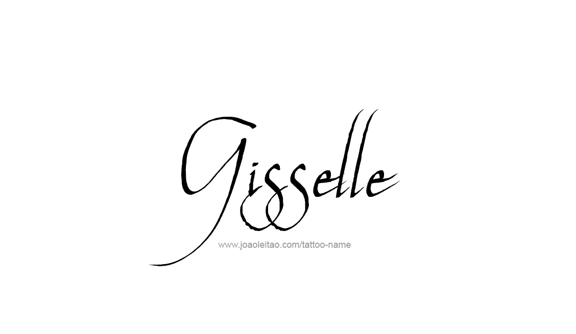 Tattoo Design Name Gisselle   