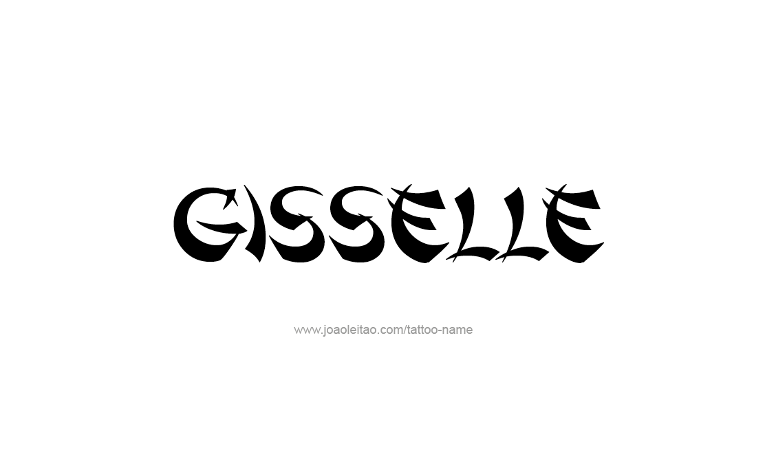 Tattoo Design Name Gisselle   