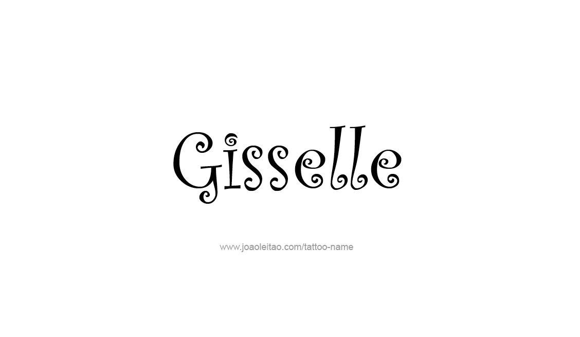 Tattoo Design Name Gisselle   