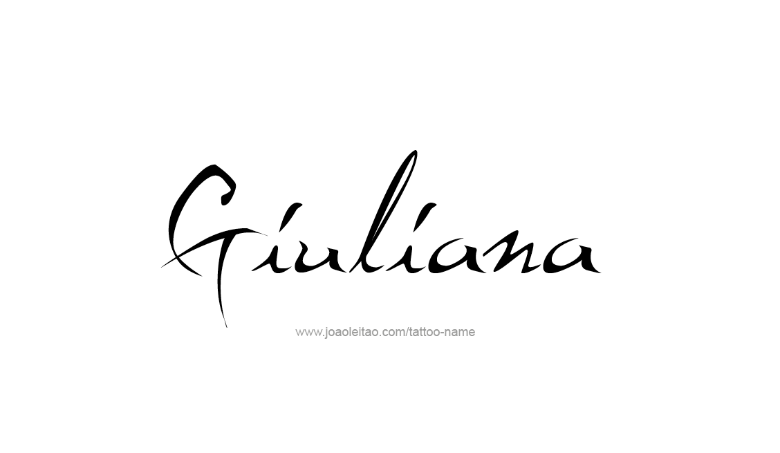 Tattoo Design Name Giuliana   