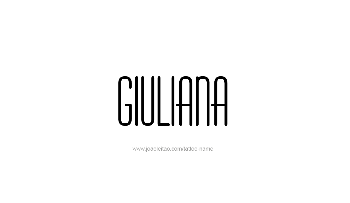 Tattoo Design Name Giuliana   