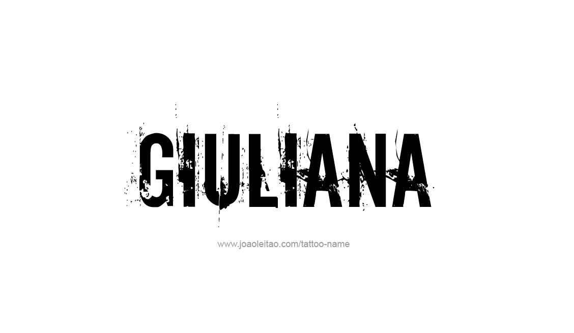 Tattoo Design Name Giuliana   