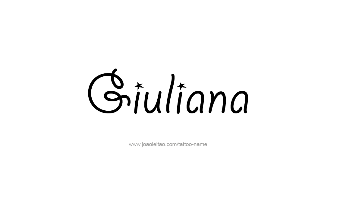 Tattoo Design Name Giuliana   