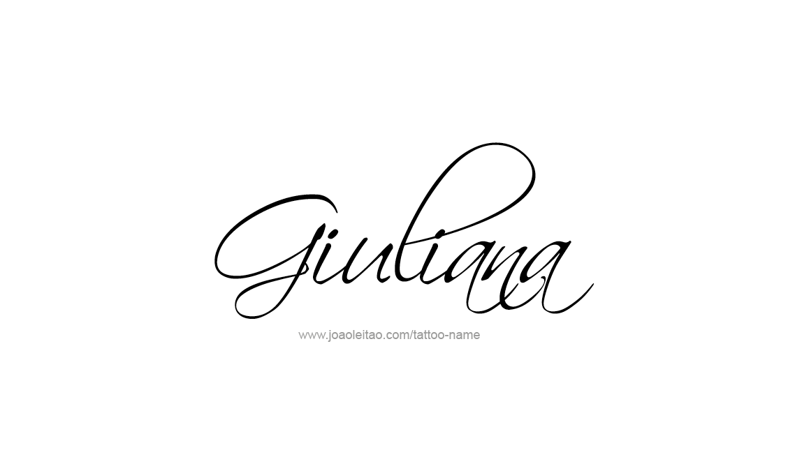 Tattoo Design Name Giuliana   