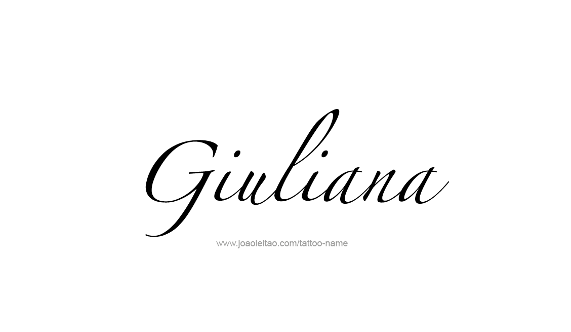 Tattoo Design Name Giuliana   