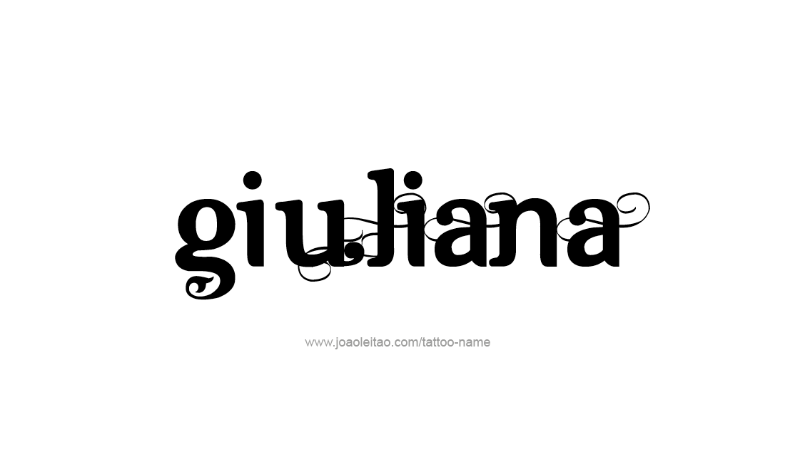 Tattoo Design Name Giuliana   