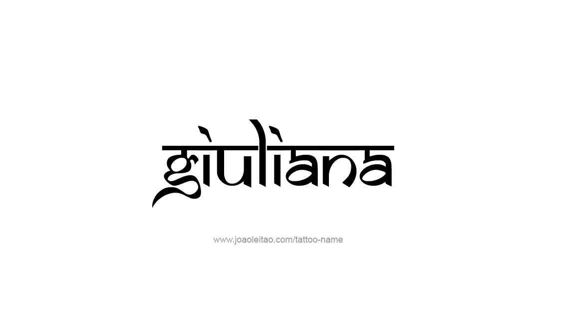 Tattoo Design Name Giuliana   