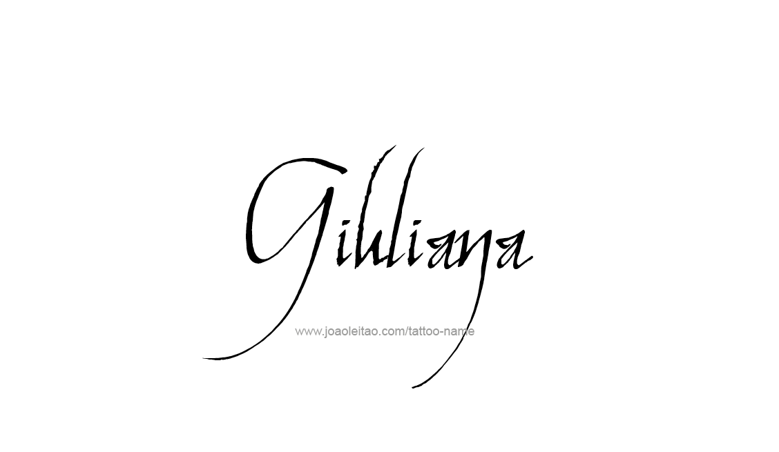 Tattoo Design Name Giuliana   