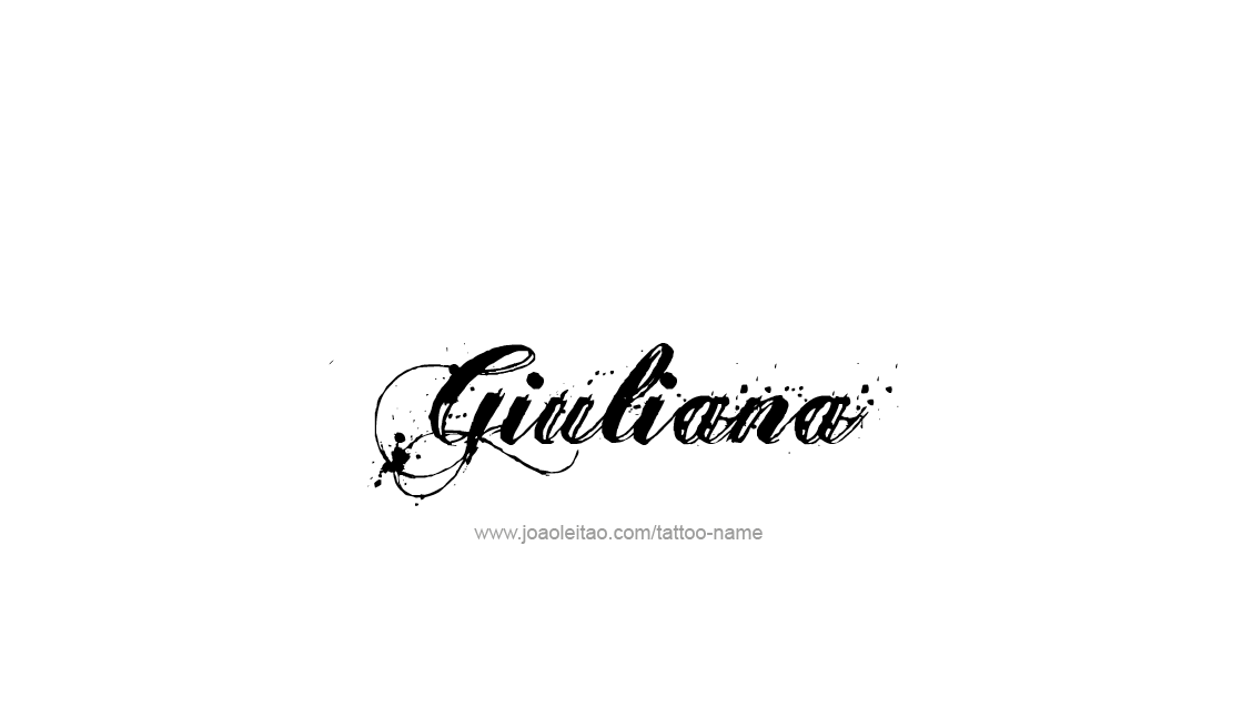 Tattoo Design Name Giuliana   