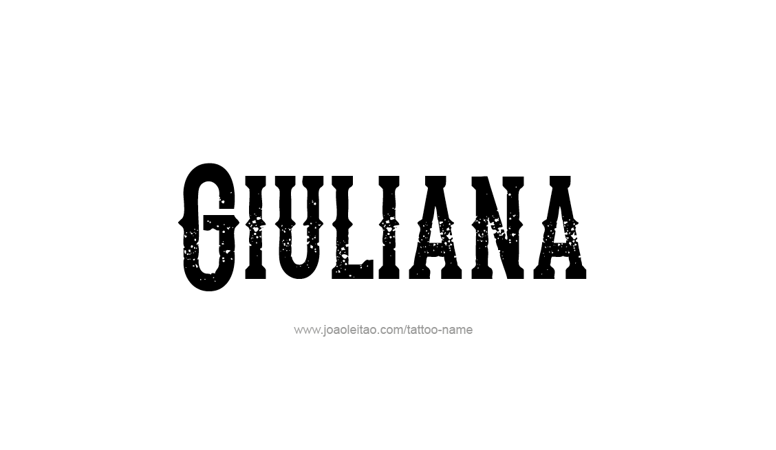 Tattoo Design Name Giuliana   