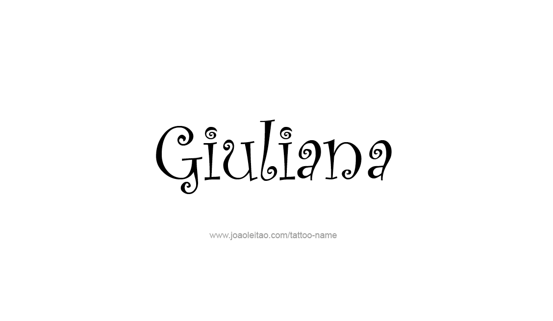 Tattoo Design Name Giuliana   