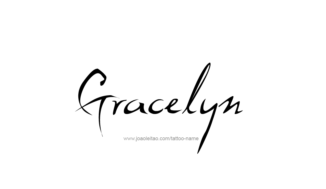 Tattoo Design Name Gracelyn   