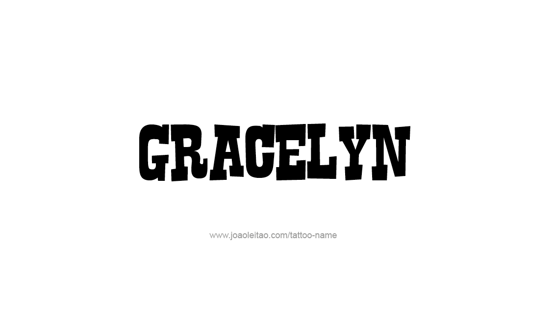 Tattoo Design Name Gracelyn   