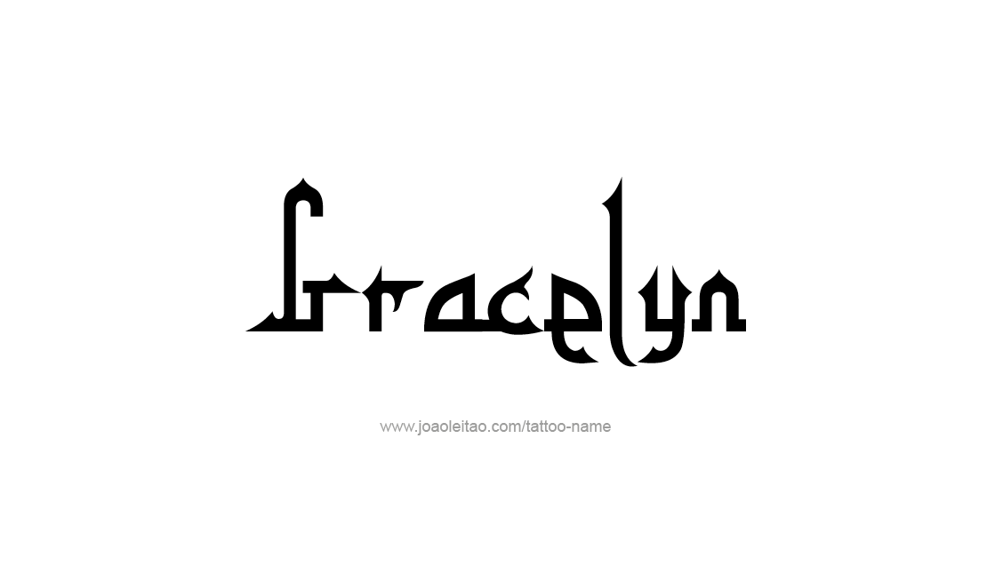 Tattoo Design Name Gracelyn   