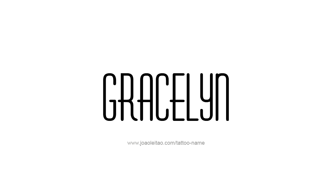 Tattoo Design Name Gracelyn   