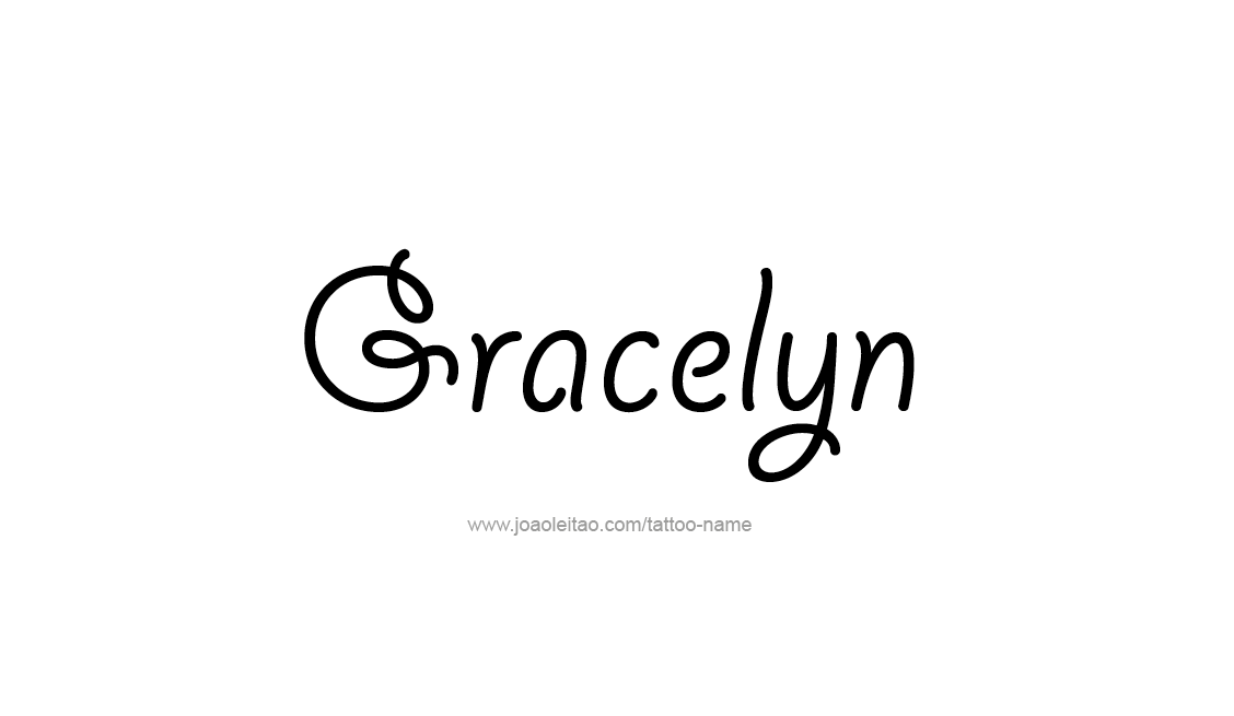 Tattoo Design Name Gracelyn   