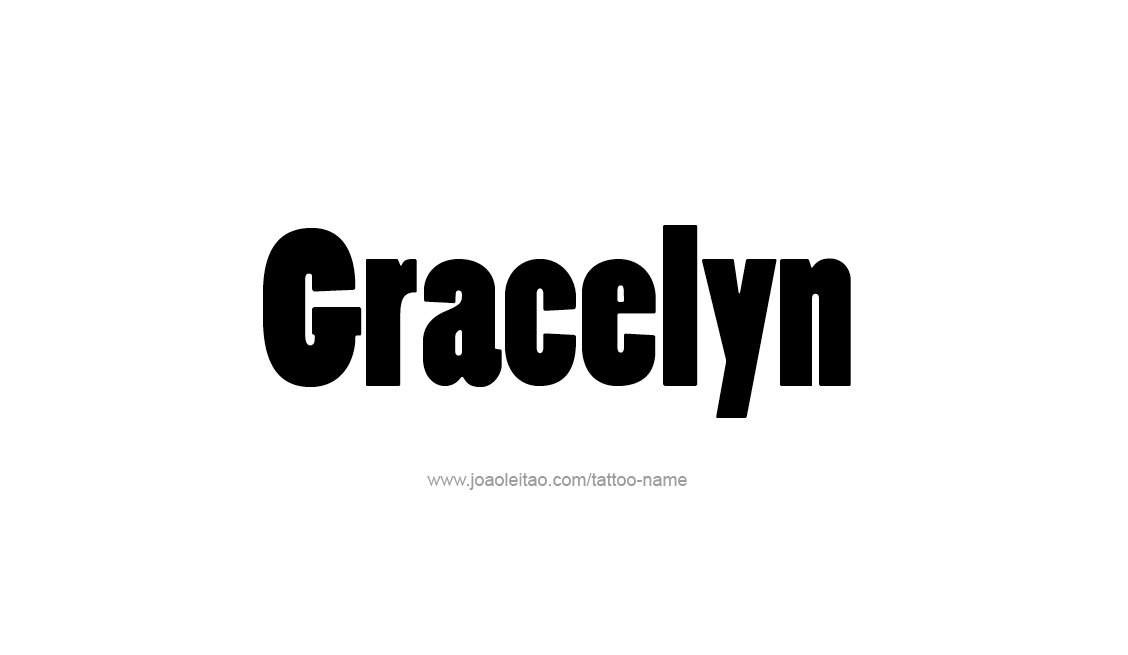 Tattoo Design Name Gracelyn   