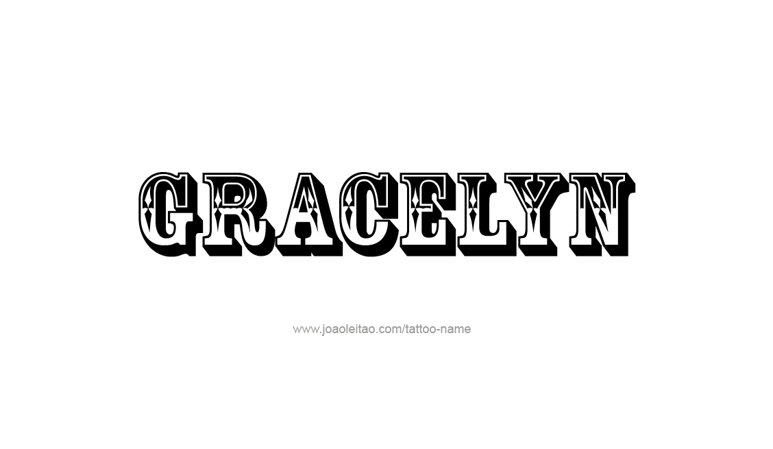 Tattoo Design Name Gracelyn   