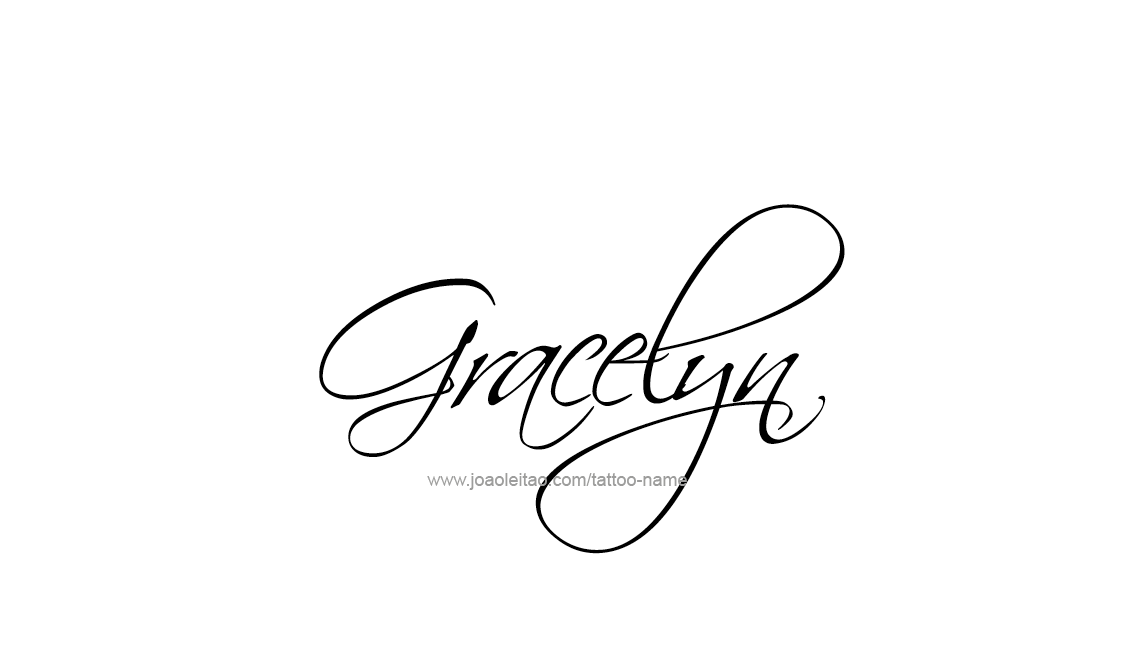 Tattoo Design Name Gracelyn   