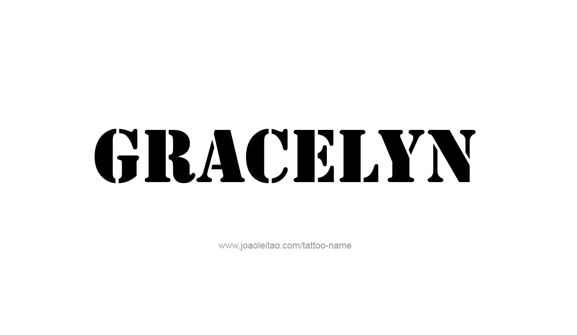 Tattoo Design Name Gracelyn   