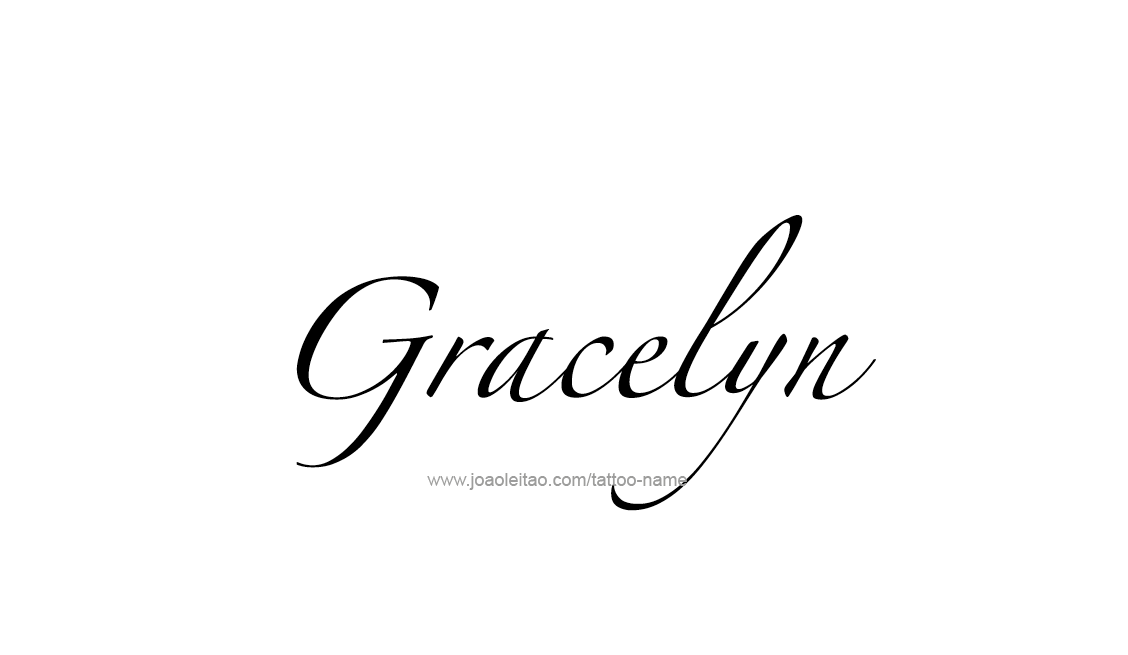 Tattoo Design Name Gracelyn   