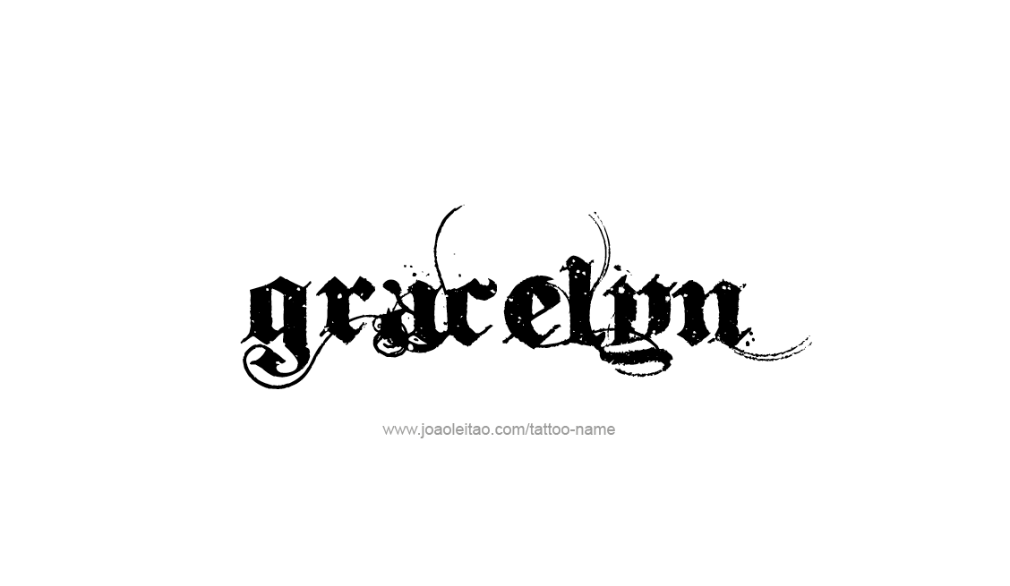 Tattoo Design Name Gracelyn   