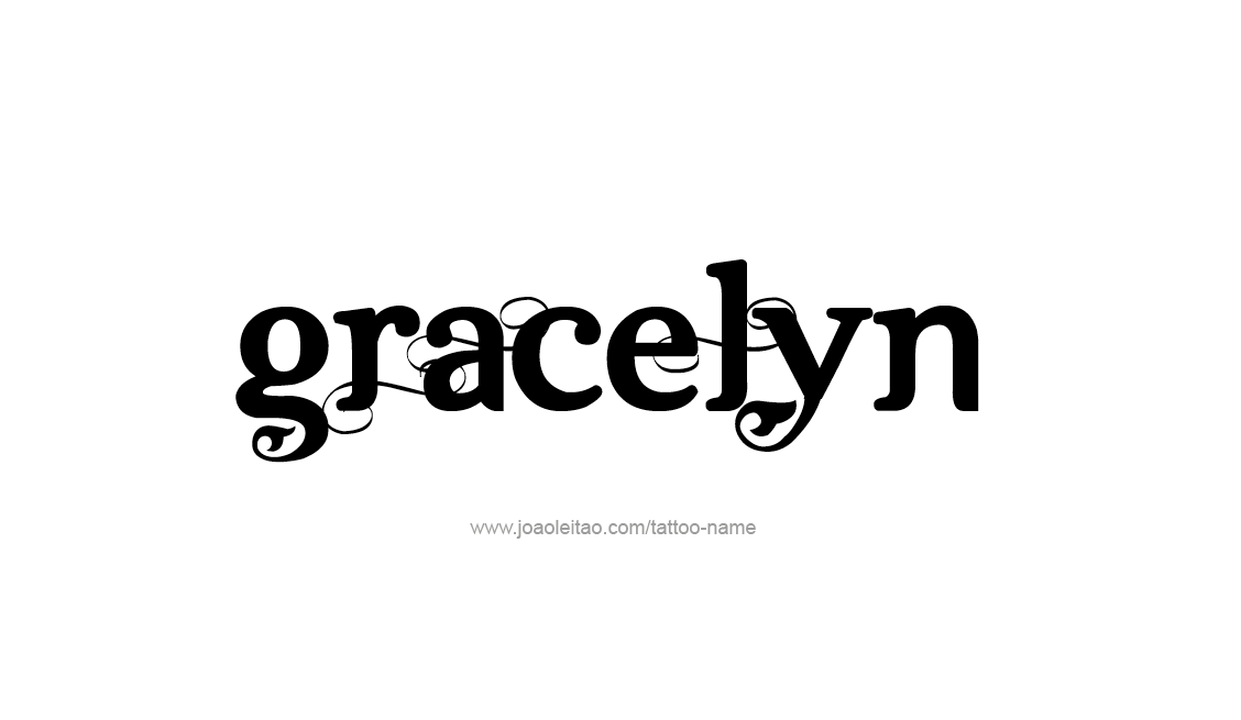 Tattoo Design Name Gracelyn   