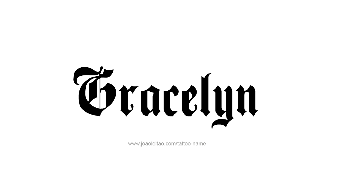 Tattoo Design Name Gracelyn   