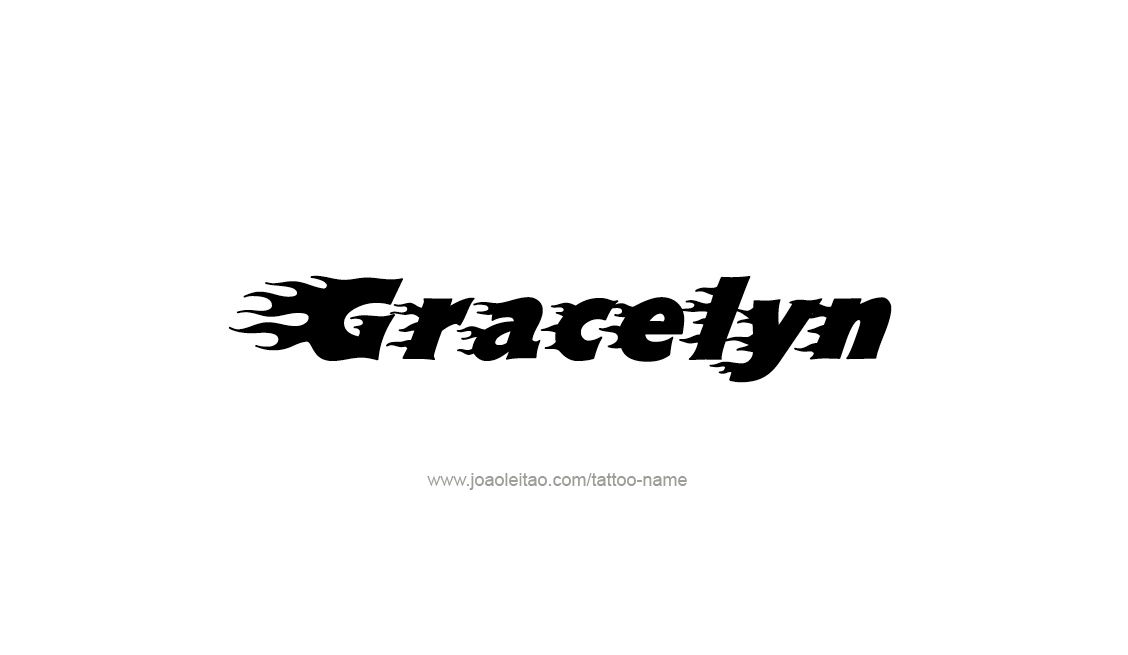 Tattoo Design Name Gracelyn   