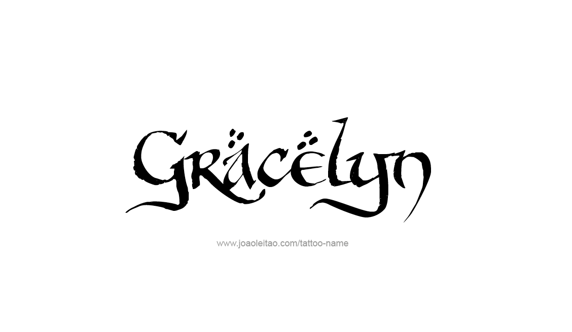 Tattoo Design Name Gracelyn   