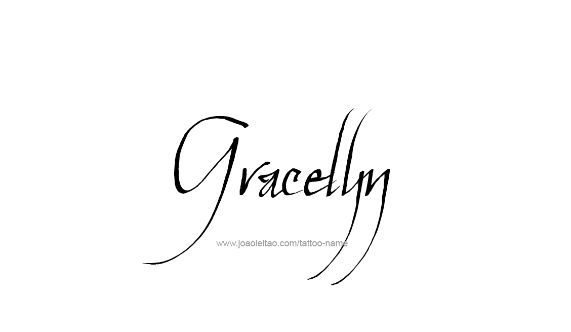 Tattoo Design Name Gracelyn   