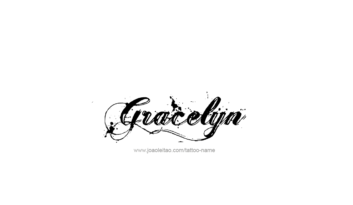 Tattoo Design Name Gracelyn   