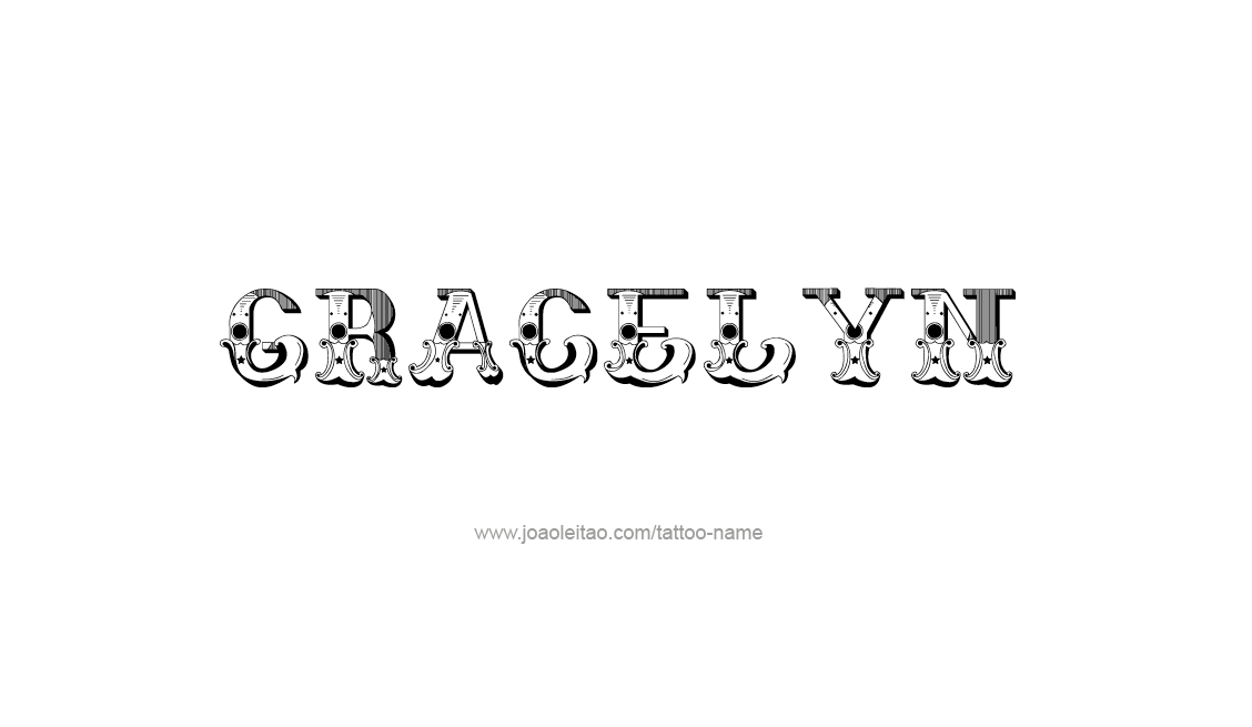 Tattoo Design Name Gracelyn   