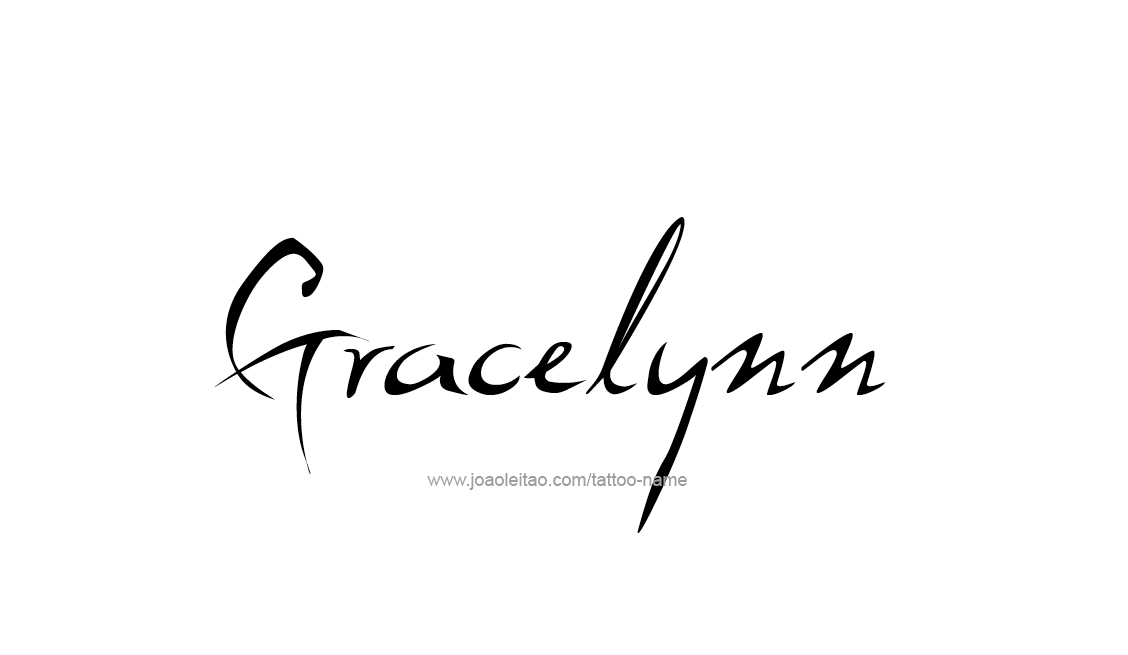 Tattoo Design Name Gracelynn   