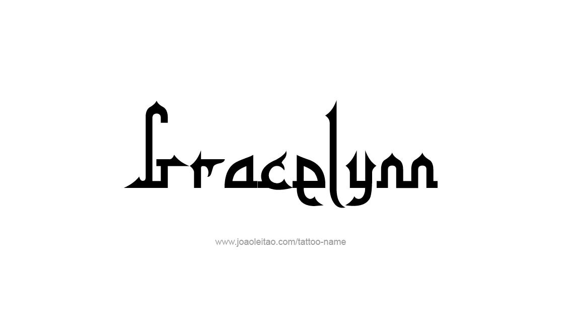 Tattoo Design Name Gracelynn   