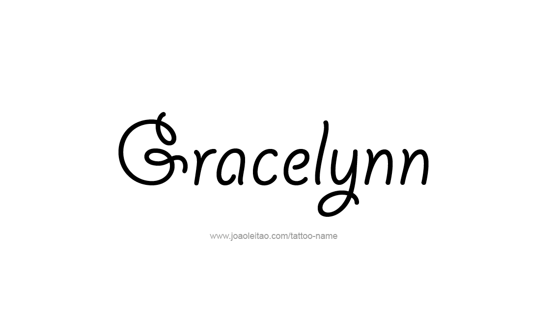 Tattoo Design Name Gracelynn   