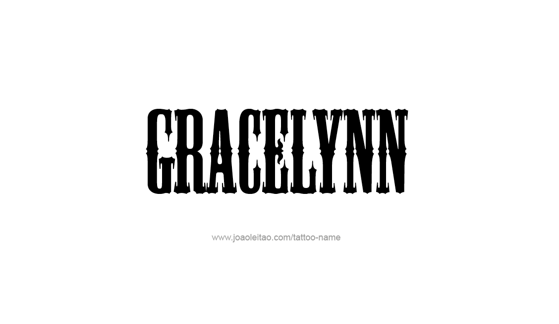 Tattoo Design Name Gracelynn   